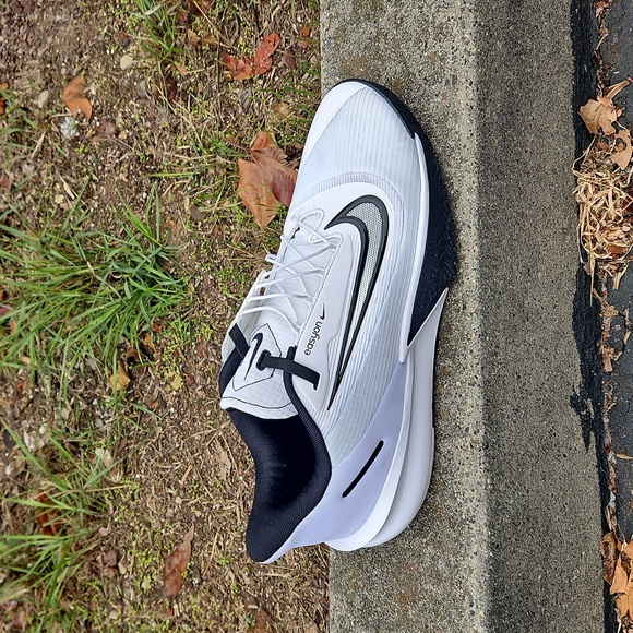 Nike Precision 7 Easy On Basketball Shoes Mens 12.5 White Sneakers Trainers - Picture 1 of 12